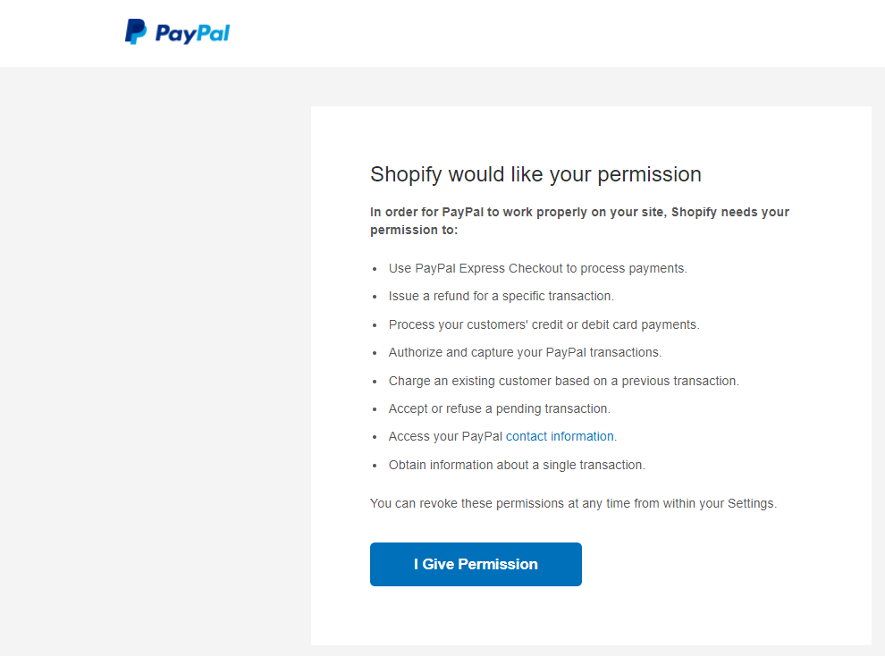 Shopify開店教程-Paypal收款方式的設置