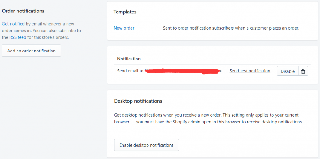 Shopify开店教程-Notifications通知管理设置