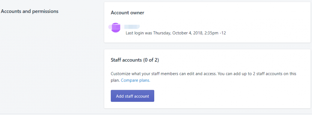 Shopify开店教程-Account账户信息设置
