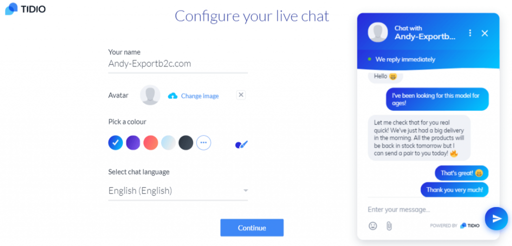 Shopify在线聊天工具Tidio live chat 安装使用教程