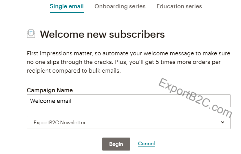 Mailchimp使用教程（3）-自动化邮件营销之Welcome邮件