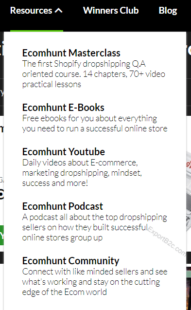 热门Shopify选品工具-Ecomhunt使用教程